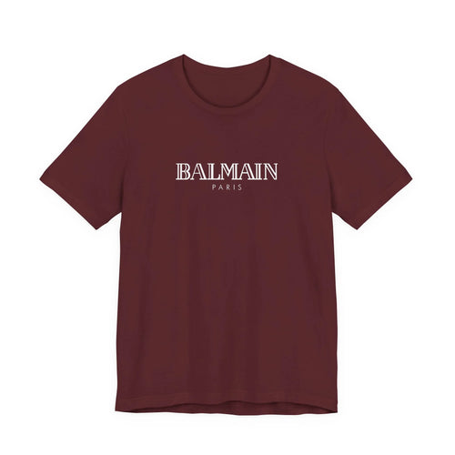 Balmain Paris Logo Tee - Black Graphic T-Shirt