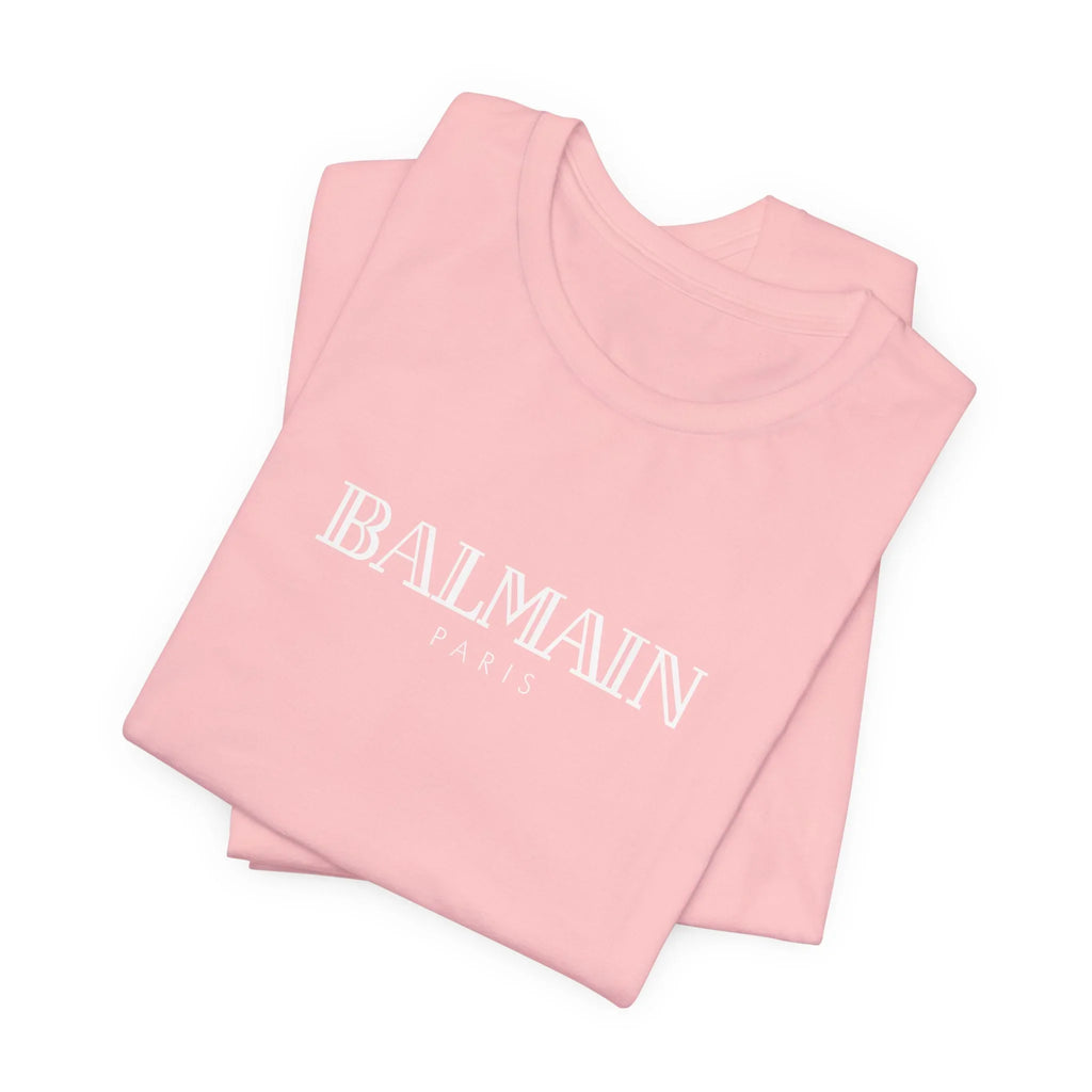 Balmain Paris Logo Tee - Black Graphic T-Shirt
