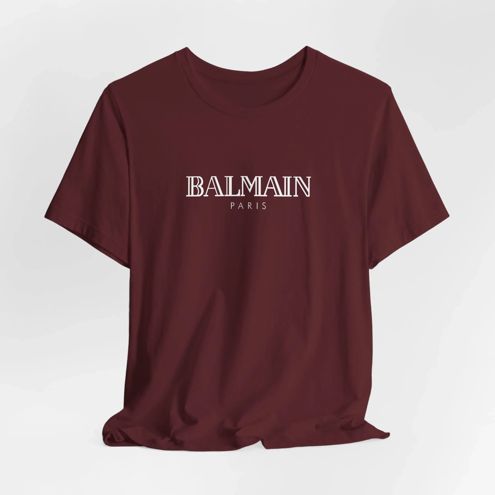 Balmain Paris Logo Tee - Black Graphic T-Shirt